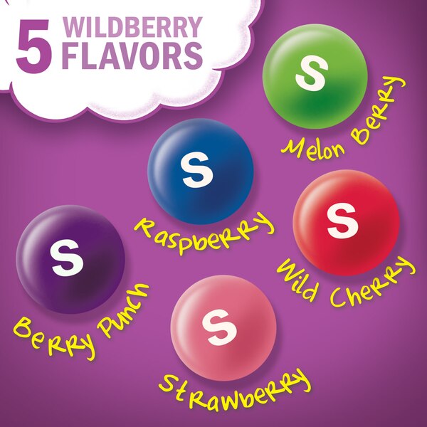 Skittles Wild Berry Chewy Candy, Full Size, 2.17 oz