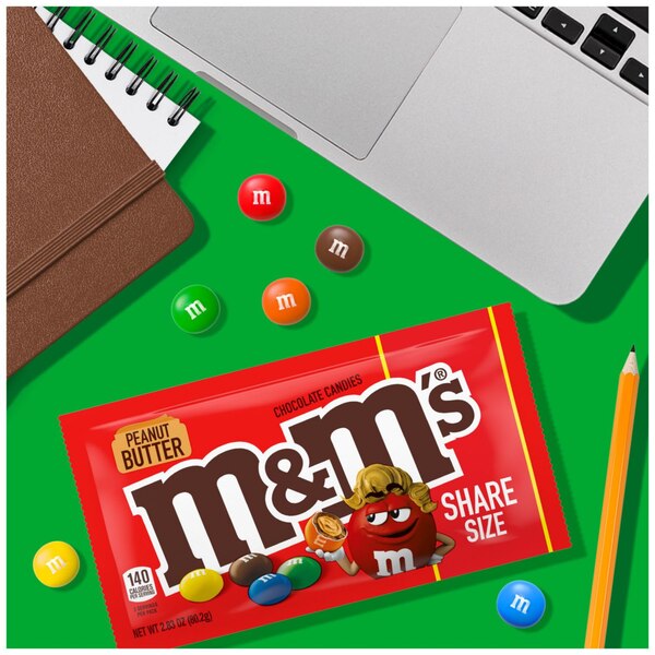 M&M's Peanut Butter Chocolate Candy, 2.83 oz