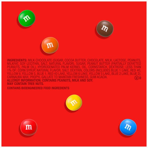 M&M's Peanut Butter Chocolate Candy, 2.83 oz