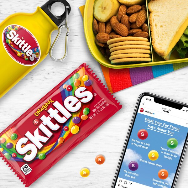 Skittles Original Chewy Candy, Full Size, 2.17 oz