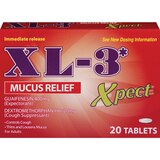 XL-3 Mucus Relief Tablets, thumbnail image