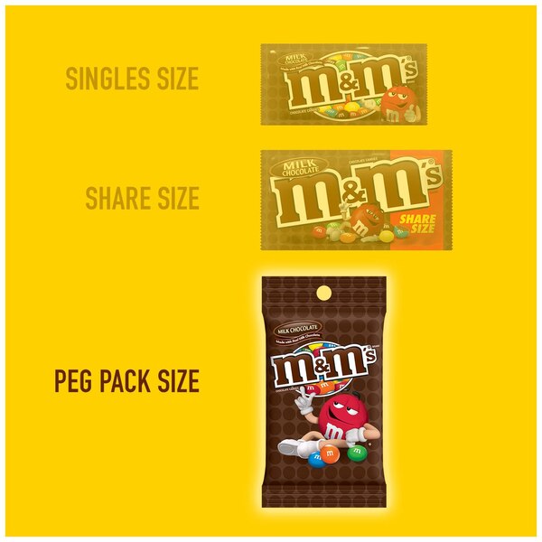 M&M's Candies Milk Chocolate Plain, 5.3 oz