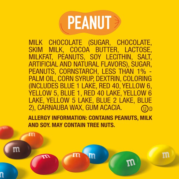 M&M 's Chocolate Candies, Peanut