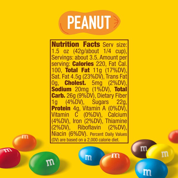 M&M 's Chocolate Candies, Peanut