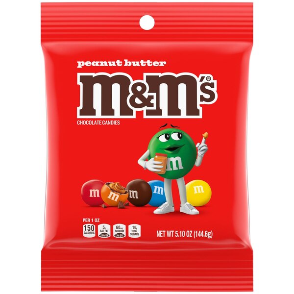 M&M's, Peanut Butter Pack, 5.10 oz