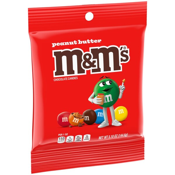 M&M's, Peanut Butter Pack, 5.10 oz