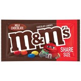 M&M'S Milk Chocolate Candy, Share Size, 3.14 oz Bag, thumbnail image