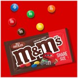 M&M'S Milk Chocolate Candy, Share Size, 3.14 oz Bag, thumbnail image