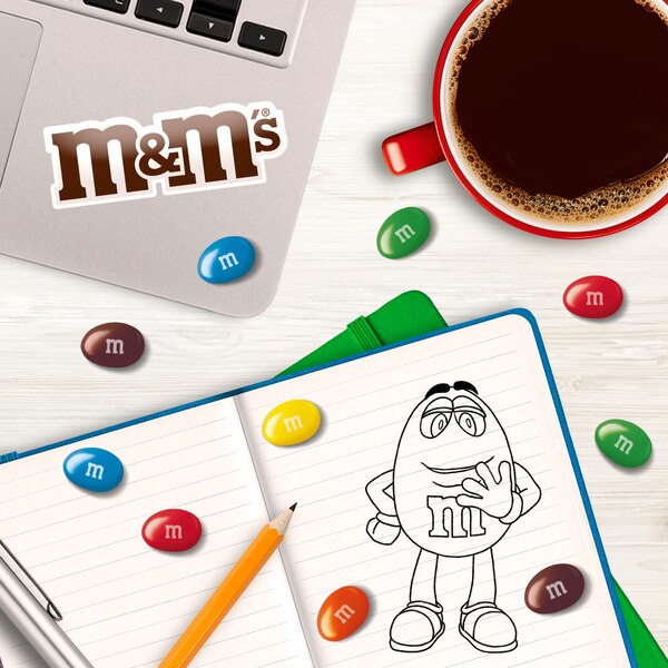 M&M'S Peanut Milk Chocolate Candy, Share Size Bag, 3.27 oz