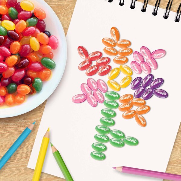 Starburst Original Jelly Beans Gummy Candy, 14 oz Bag