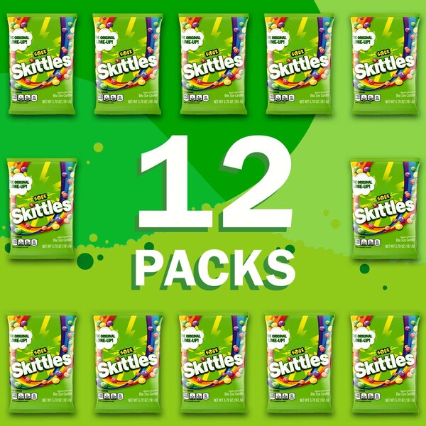Skittles, Sour Candy, 5.7 oz Bag