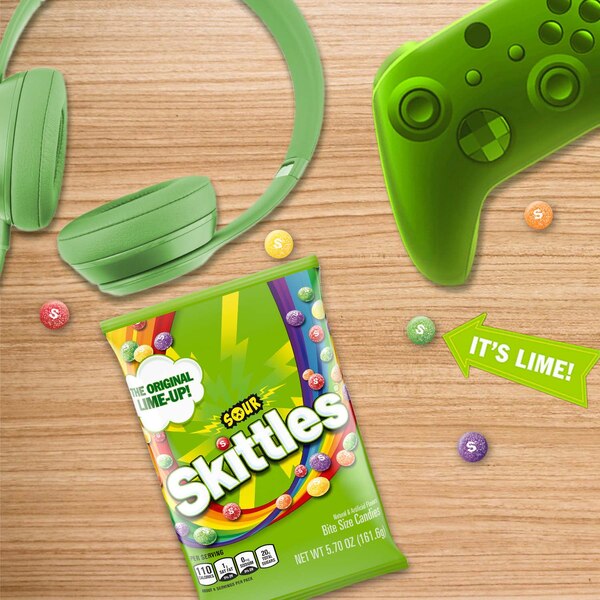 Skittles, Sour Candy, 5.7 oz Bag