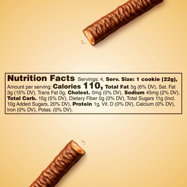 Twix Caramel Chocolate Cookie Candy Bar, Share Size, 3.02 oz