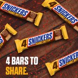 Snickers, Crunchy Peanut Butter Squared Chocolate Bars, Share Size, 3.56 Oz, thumbnail image