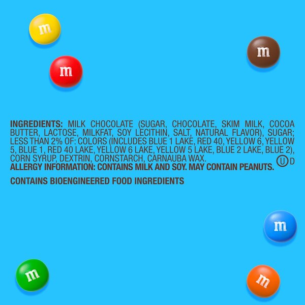 M&M's Milk Chocolate Minis Size Candy Tube