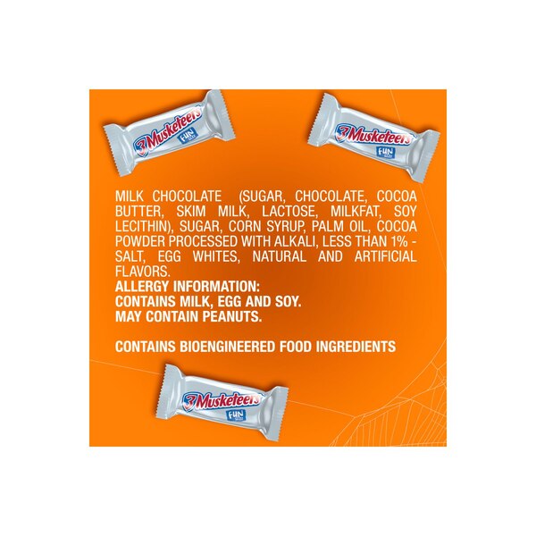 3 Musketeers Fun Size Milk Chocolate Candy Bars 10.48