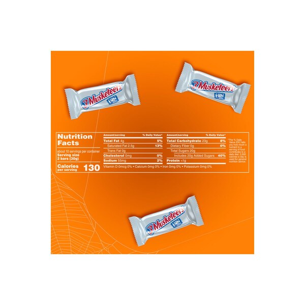 3 Musketeers Fun Size Milk Chocolate Candy Bars 10.48