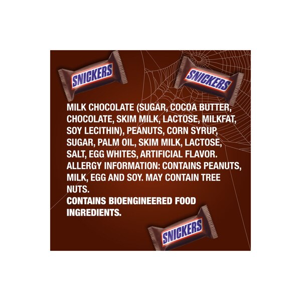 Snickers Original Chocolate Candy Bars, Fun Size, 10.59oz Bag