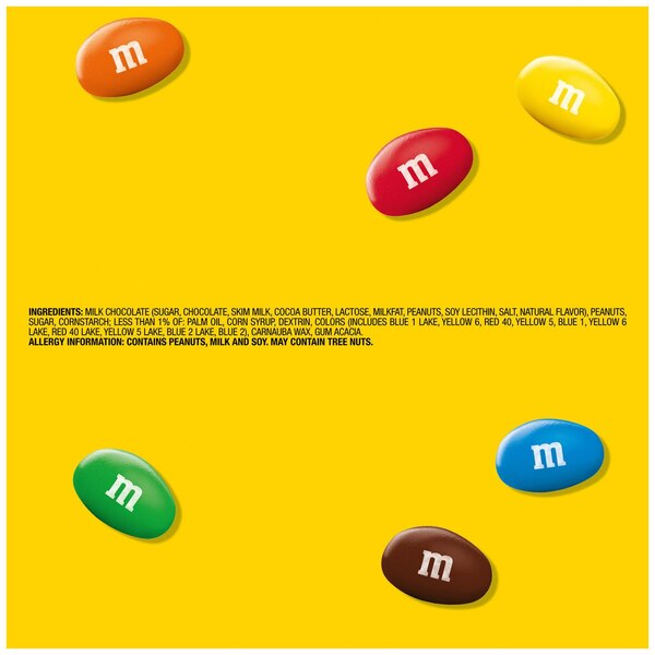 M&M'S Peanut Milk Chocolate Fun Size Candy Bag, 10.57oz