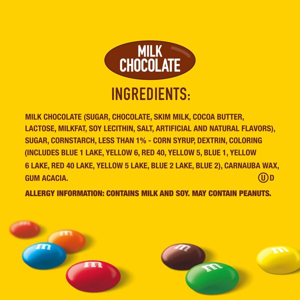M&M'S Milk Chocolate Candy, Party Size, 38 oz Bag