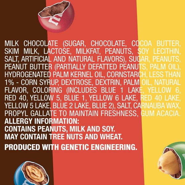 M&M'S Classic Mix Chocolate Candy Sharing Size, Bag, 8.3 oz