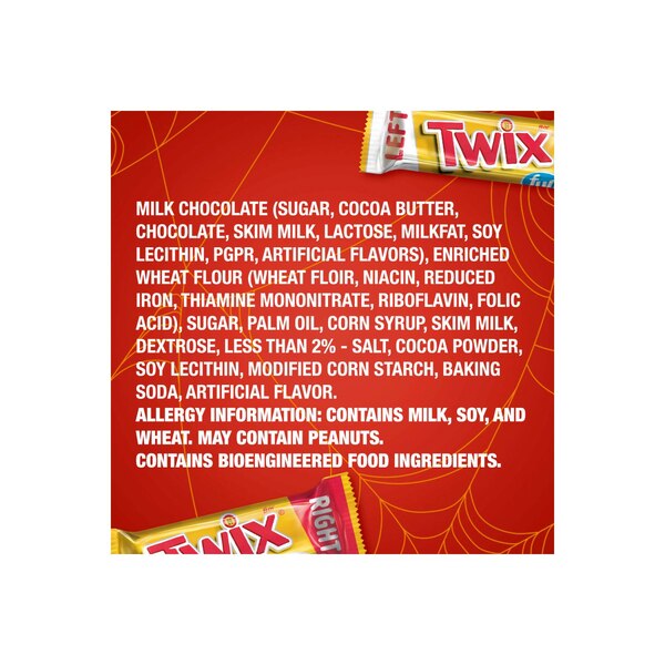 Twix Caramel Fun Size Chocolate Cookie Candy Bars 18.28 oz Bag