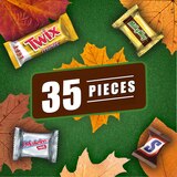 Snickers, Twix, Milky Way & 3 Musketeers Chocolate Candy Bar Assortment, 35 ct, 9.87 oz, thumbnail image