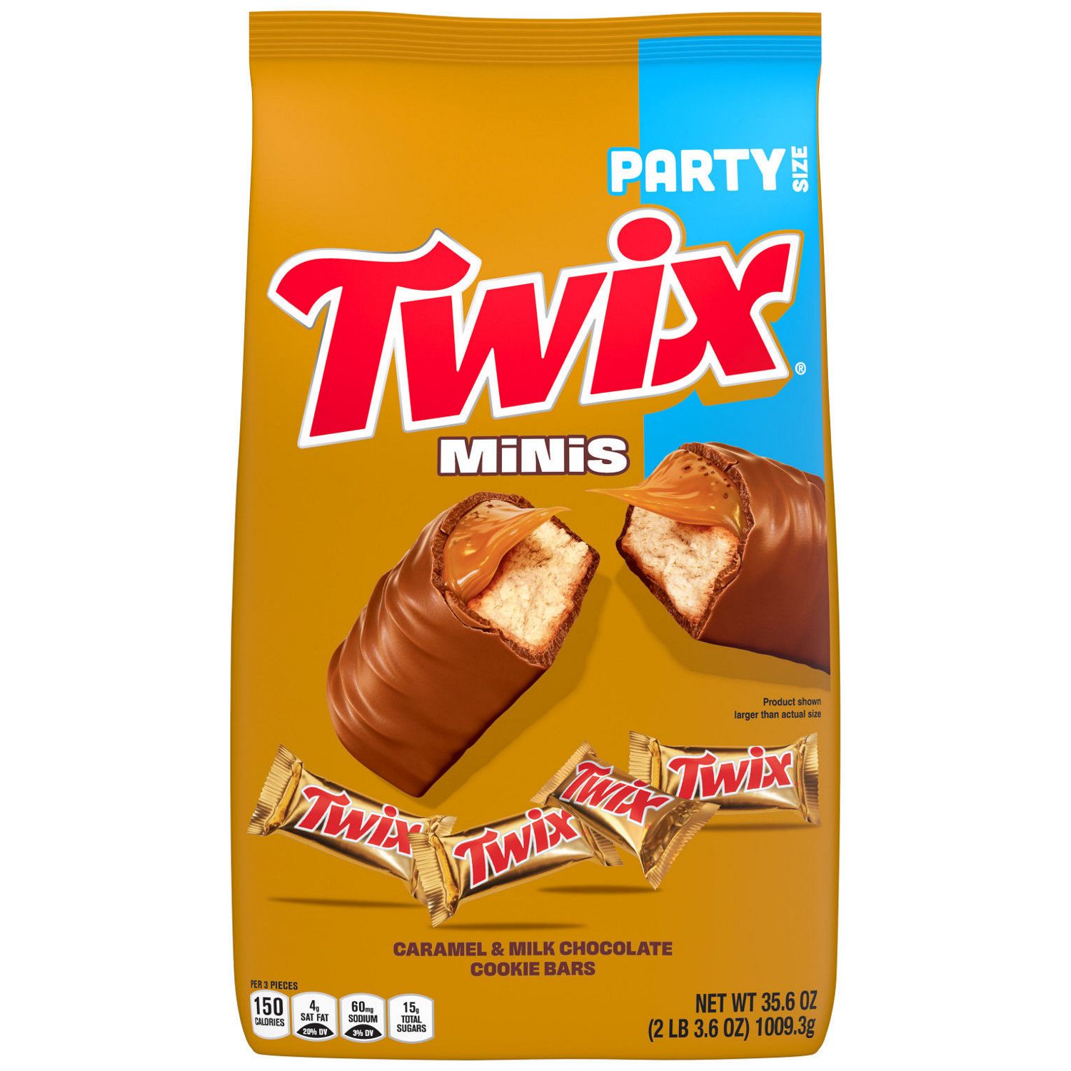 Twix, Original Mini Party, 35.6 oz