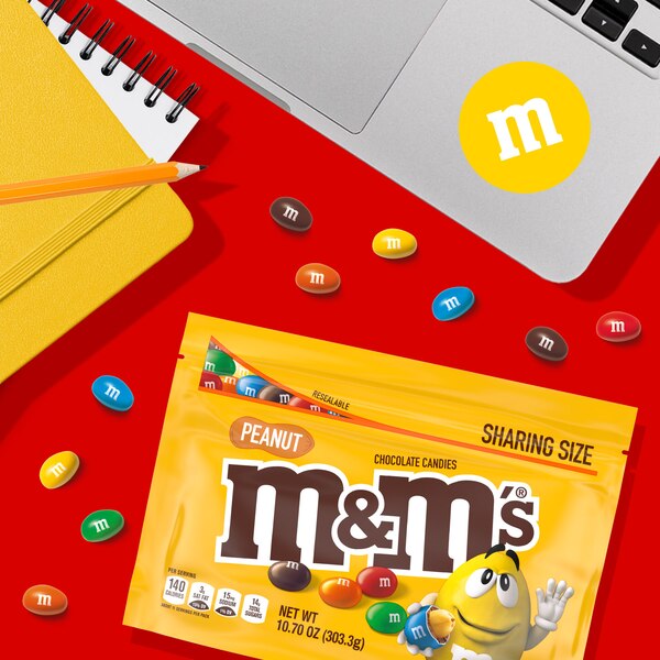 M&M'S Peanut Milk Chocolate, Sharing Size, 10.05 oz