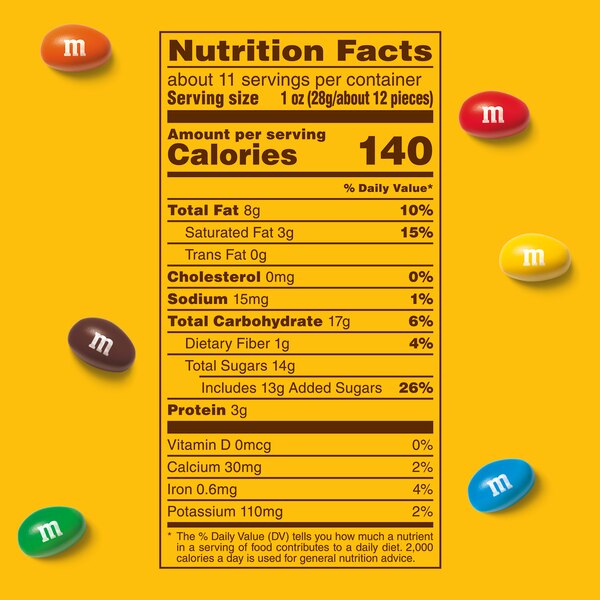 M&M'S Peanut Milk Chocolate, Sharing Size, 10.05 oz
