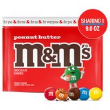 M&M'S Peanut Butter Milk Chocolate Candy, Sharing Size, 9 oz, thumbnail image