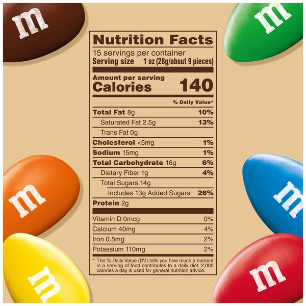 M&M'S Almond Milk Chocolate Candy, Family Size, Resealable Bulk Candy Bag, 15 oz