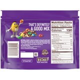 M&M'S Peanut Dark Chocolate Candy, Sharing Size, 9.4 oz Bag, thumbnail image