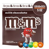 M&M'S Milk Chocolate Candy, Grab N Go, Resealable Bag, 5 oz, thumbnail image