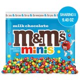 M&M'S Minis Milk Chocolate Candy, Sharing Size, 9.4 oz Resealable Bag, thumbnail image