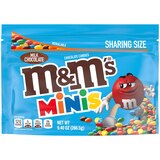 M&M'S Minis Milk Chocolate Candy, Sharing Size, 9.4 oz Resealable Bag, thumbnail image