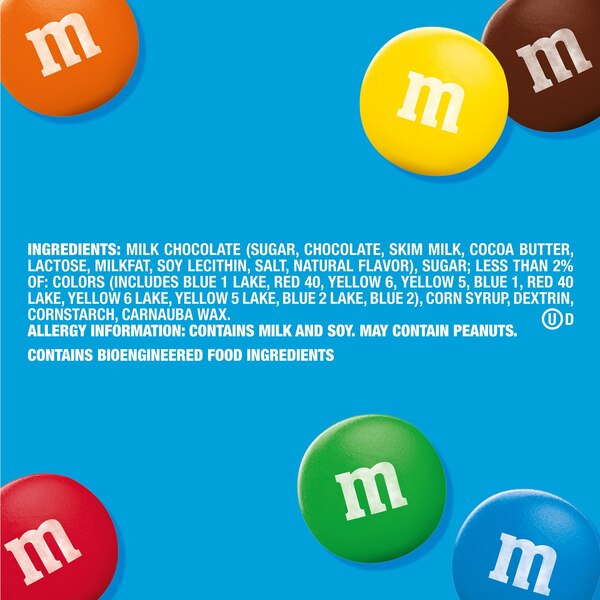 M&M'S Minis Milk Chocolate Candy, Sharing Size, 9.4 oz Resealable Bag