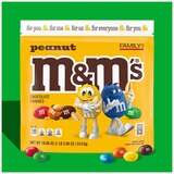 M&M'S Peanut Milk Chocolate Candy, Family Size, 18.08 oz, thumbnail image