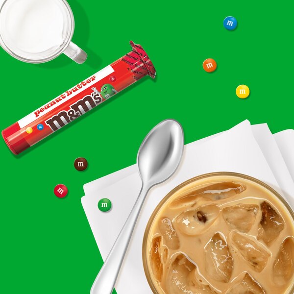 M&M'S Minis Peanut Butter Chocolate Candy Tube, 1.74 oz