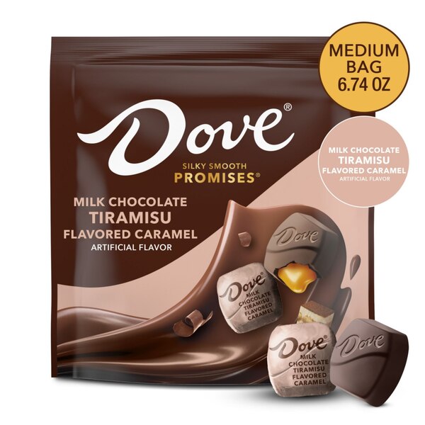 Dove Milk Chocolate Tiramisu Flavored Caramel, 6.74 oz