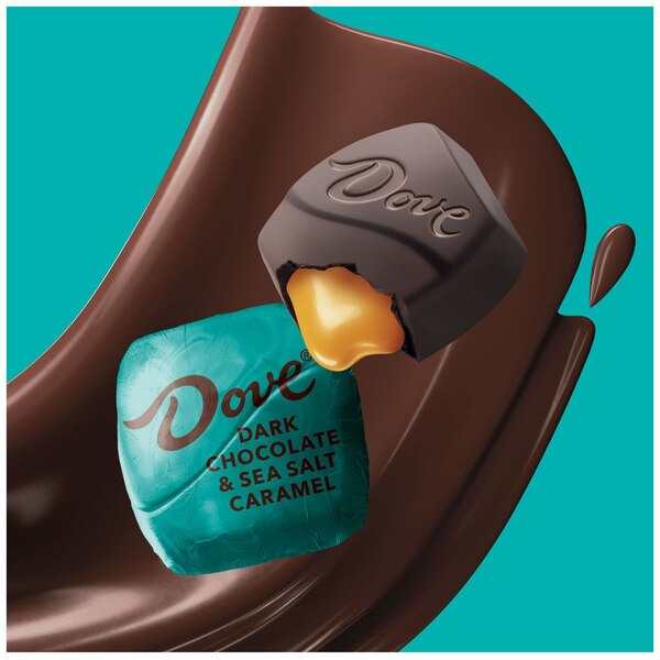 Dove Promises, Dark Chocolate & Sea Salted Caramel Candy Bag, 6.74 Oz