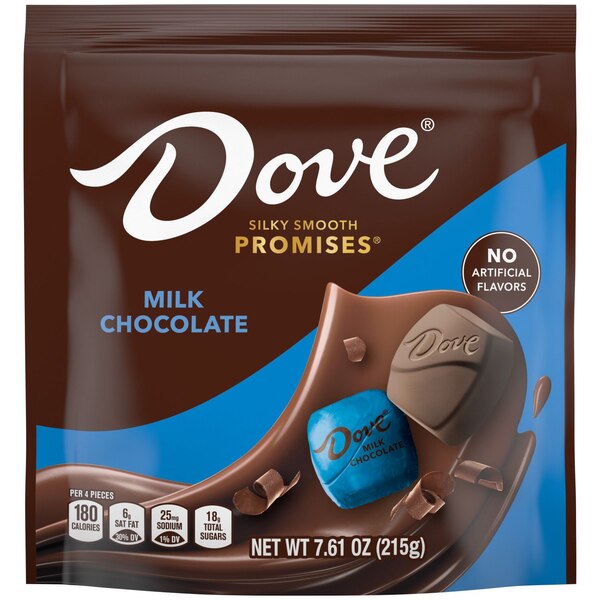 Dove Promises, Milk Chocolate Candy Bag, 7.61 Oz