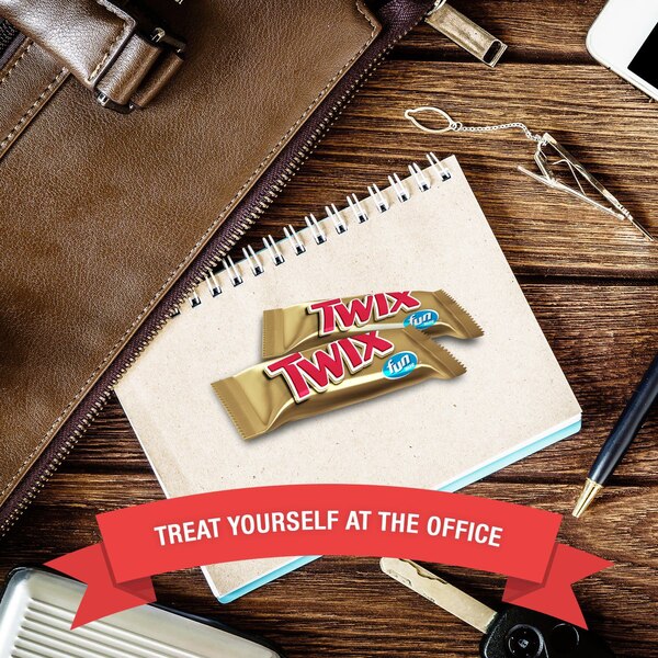 Twix Fun Size Caramel Chocolate Cookie Candy Bar, 3.28 oz