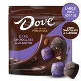 Dove Promises, Dark Chocolate Almond Candy Individually Wrapped Bag , 12.67 oz, thumbnail image