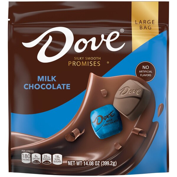 Dove Promises, Milk Chocolate Candy Individually Wrapped Bag, 14.08 oz
