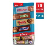 Snickers, Twix, Milky Way & 3 Musketeers, Minis Milk Chocolate Candy Bars, Variety Chocolate Large Bag Jumbo Pack, 30.63 oz, thumbnail image