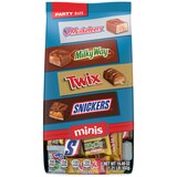Snickers, Twix, Milky Way & 3 Musketeers, Minis Milk Chocolate Candy Bars, Variety Chocolate Large Bag Jumbo Pack, 30.63 oz, thumbnail image