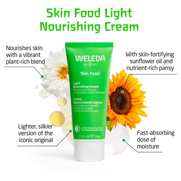 Weleda Skin Food Light Nourishing Cream, 2.5 OZ