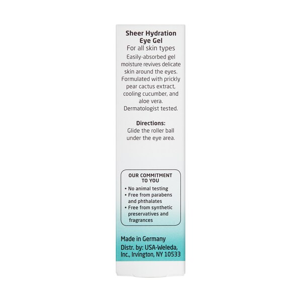 Weleda Sheer Hydration Eye Gel, 1 OZ