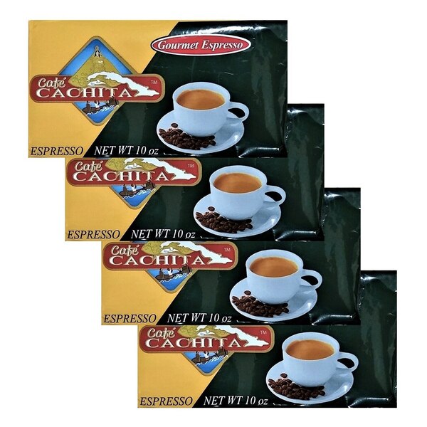 Cafe Cachita Gourmet Espresso Coffee, 10 OZ